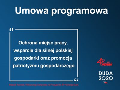 Szczegóły umowy programowej NSZZ „Solidarność” i Prezydenta RP Andrzeja Dudy