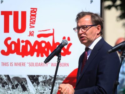 „Tu rodziła się Solidarność” Prezes IPN otworzył wystawę w Polkowicach