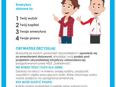 Emerytura stażowa: złóż podpis w swoim zakładzie pracy!