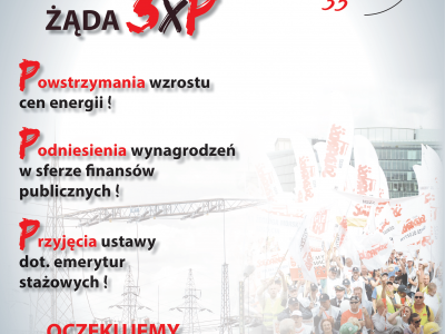 Solidarność żąda 3xP